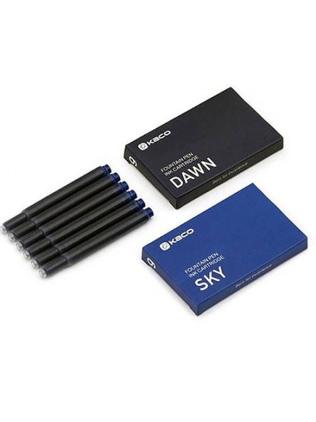 Набор сменных стержней Xiaomi MiJia Kaco Disposable Ink Sac (12 шт.) Black/Blue