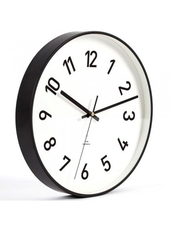 Часы настенные Xiaomi Mijia Yuihome Decor Wall Clock Black