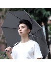 Зонт светоотражающий с фонариком Mijia Youpin UREVO Folding Lighting Grey