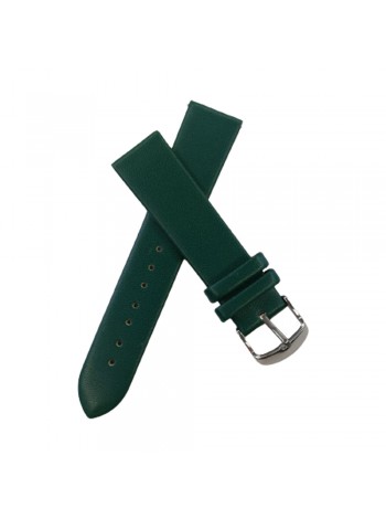 Ремешок для часов 20мм кожа Зеленый