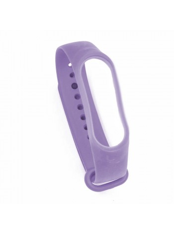 Ремешок для Xiaomi Mi Band 5/6/7 силикон Сиреневый