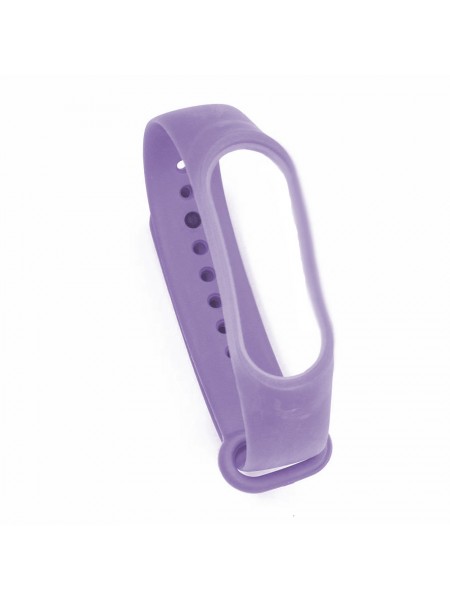 Ремешок для Xiaomi Mi Band 5/6/7 силикон Сиреневый