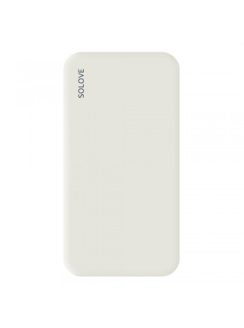 Внешний аккумулятор Xiaomi SOLOVE 001M+ Power Bank 10000mAh White