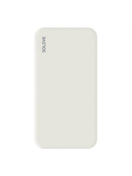 Внешний аккумулятор Xiaomi SOLOVE 001M+ Power Bank 10000mAh White