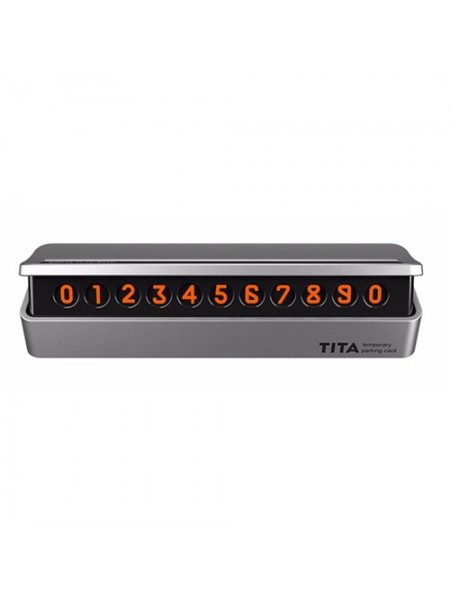 Временная карта парковки bcase TITA Temporary Parking Card Silver