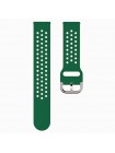 Ремешок для часов 20мм силиконовый Зеленый