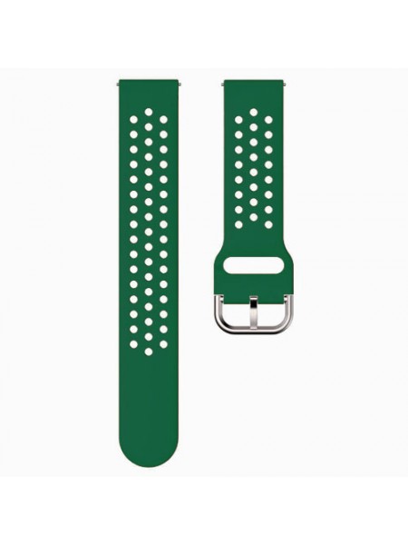 Ремешок для часов 20мм Nike силиконовый Зеленый