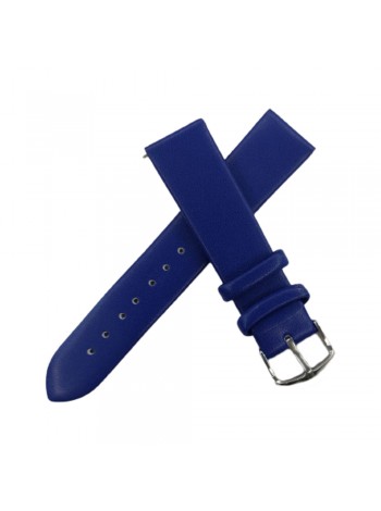 Ремешок для часов 20мм кожа Синий