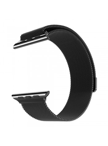 Ремешок для Apple Watch 38/40мм миланский магнитный Черный
