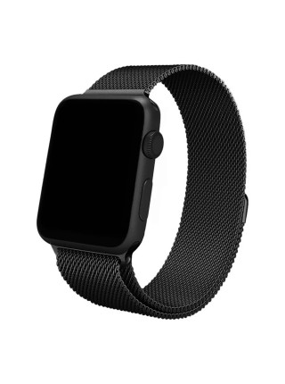 Ремешок для Apple Watch 38/40мм миланский магнитный Черный