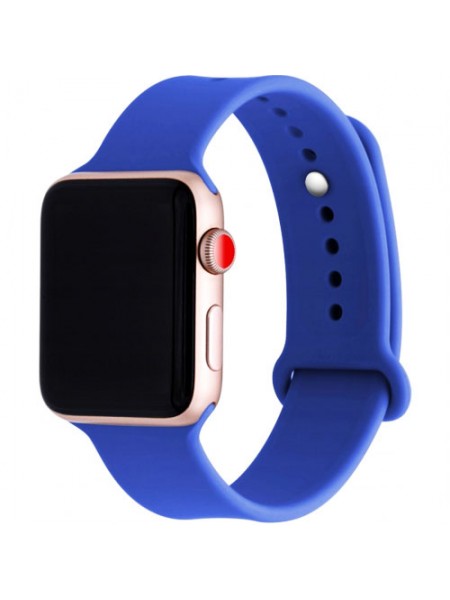 Ремешок для Apple Watch 38/40мм силиконовый Электрик