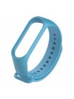 Ремешок для Xiaomi Mi Band 5/6/7 пластик Голубой