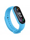Ремешок для Xiaomi Mi Band 5/6/7 пластик Голубой