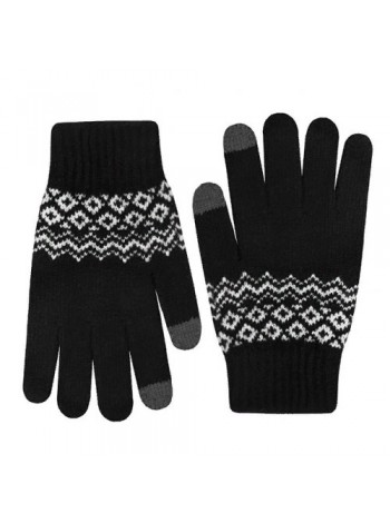 Перчатки для сенсорных экранов Xiaomi FO Touch Screen Warm Velvet Gloves Black