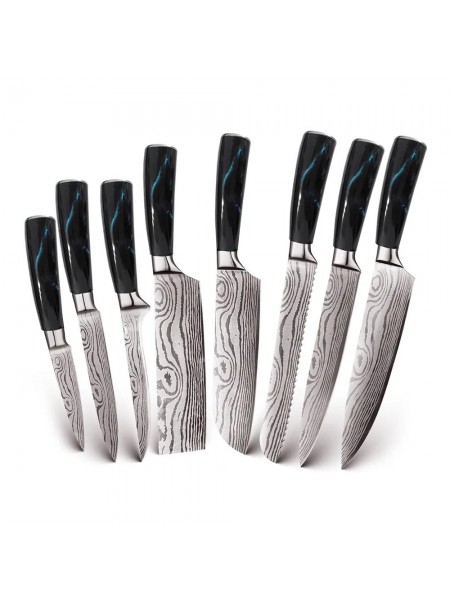 Набор ножей Spetime 8-Pieces Kitchen Knife Set BU02KN8 Blue