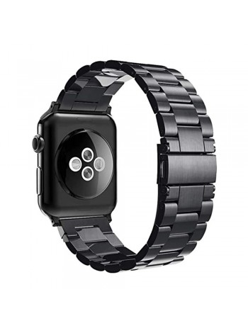Ремешок для Apple Watch 38-40мм металлический клипса Черный