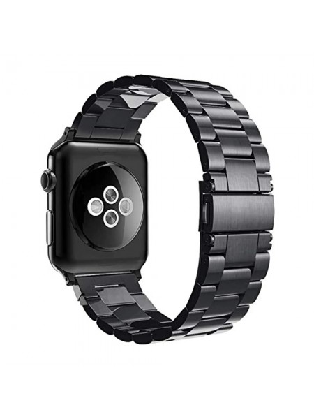 Ремешок для Apple Watch 38/40мм крупное звено Черный