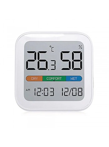 Датчик температуры и влажности Xiaomi MIIIW Mute Thermometer And Hygrometer Clock S210 MW22S06