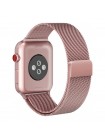 Ремешок для Apple Watch 38/40мм миланский магнитный Розовое золото