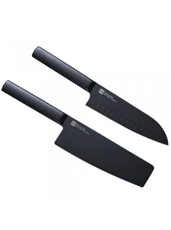 Набор ножей c подставкой HuoHou 3в1 Heat Knife Set Black