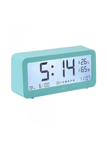 Часы метеостанция Deli Effective Electronic Alarm Clock (8826) Blue