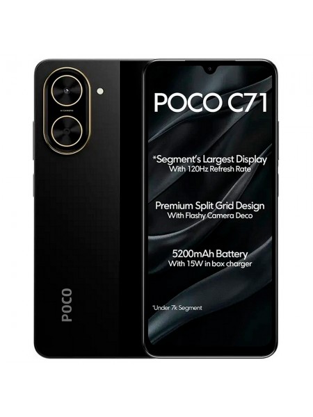 Xiaomi Poco C71 4/128Gb Black