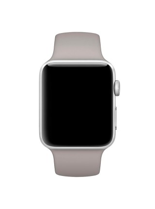 Ремешок для Apple Watch 42/44мм силиконовый Серый