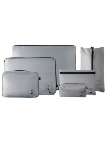 Набор упаковочных сумок для чемодана Xiaomi 90 Points Base Storage Bag Set (6 шт) Grey