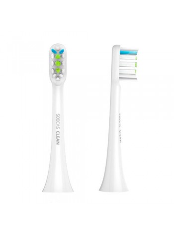 Насадки сменные для зубной щетки Xiaomi Soocare Soocas X3 Clean (2 шт.) White