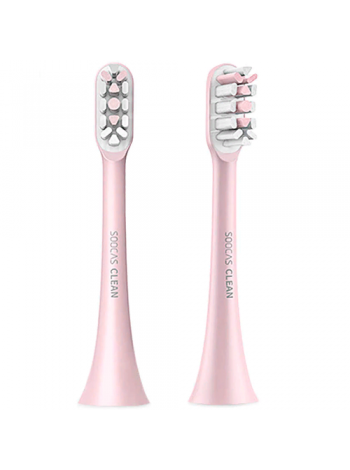 Насадки сменные для зубной щетки Xiaomi Soocare Soocas X3 Clean (2 шт.) Pink