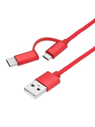 Кабель Xiaomi USB/Type-C Braided 1м Red