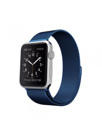 Ремешок для Apple Watch 38/40мм миланский магнитный Синий