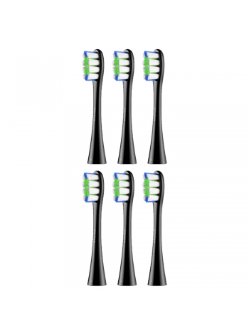 Насадки сменные для зубной щетки Oclean Professional Clean P1C5 (6 шт.) Black