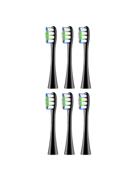 Насадки сменные для зубной щетки Oclean Professional Clean P1C5 (6 шт.) Black