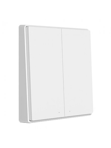 Выключатель беспроводной Xiaomi Aqara Wall Wireless Switch Double D1 version 2 WXKG07LM White