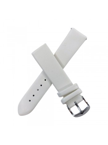 Ремешок для часов 20мм кожа Белый