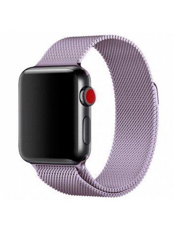 Ремешок для Apple Watch 42/44мм миланский магнитный Сиреневый